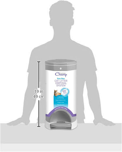 Cat Litter Disposal Bin System